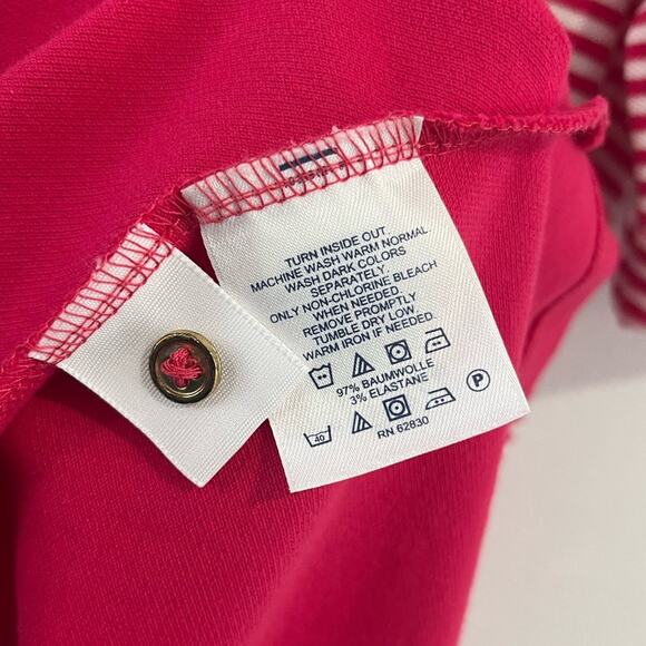 Lands End Striped Pink Collared Dress Small - Picture 9 of 9
